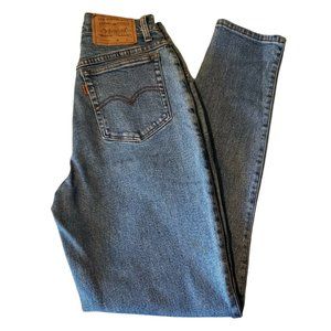 Levi's 912 Vintage Jeans Womens Juniors 9 26x30 Orange Tab Slim Fit Tapered Leg